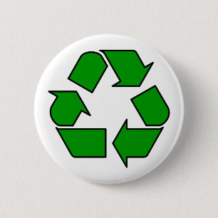 Reuse & Recycle 6 Cm Round Badge