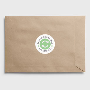 Reused packaging - Reused me Sticker
