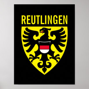 Reutlingen coat of arms - Germany Poster