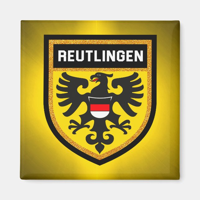 Reutlingen Flag Magnet (Front)