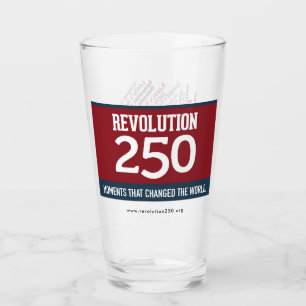 Rev250 Logo & Word Cloud - Colour Glass