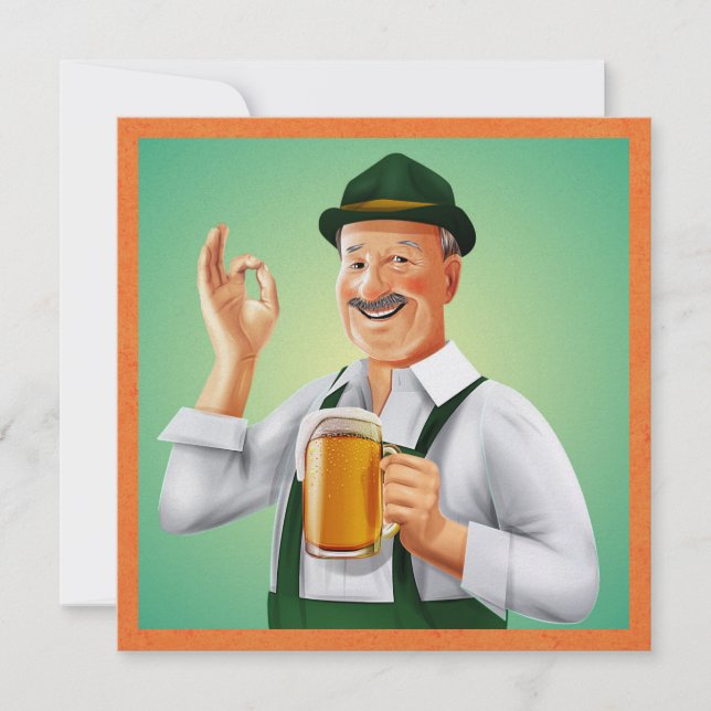 Rev 1 OKTOBERFEST / Octoberfest Invitation (Front)