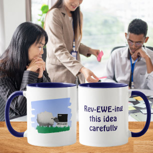 Rev-ewe-ing This Idea Carefully Mug