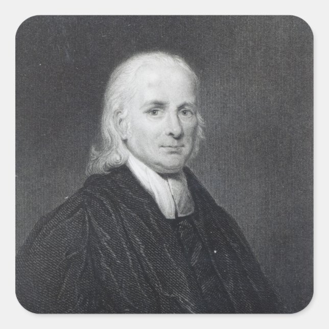 Rev Friedrich Schwartz Square Sticker (Front)