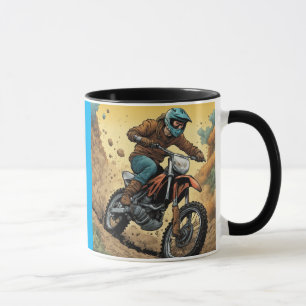 Rev up and Ride Dirt bike coffee mug
