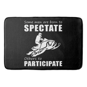 Rev Up the Chuckles - Funny & Some Men Are Born to Bath Mat