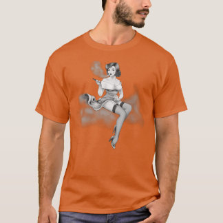 ReVaped Pin Up Greyscale T-Shirt