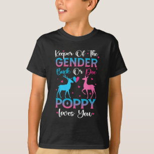 Reveal Buck Or Doe Poppy Loves You T-Shirt