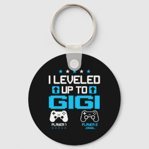 Reveal I Levelled Up To Gigi Video Game Lover  Key Ring