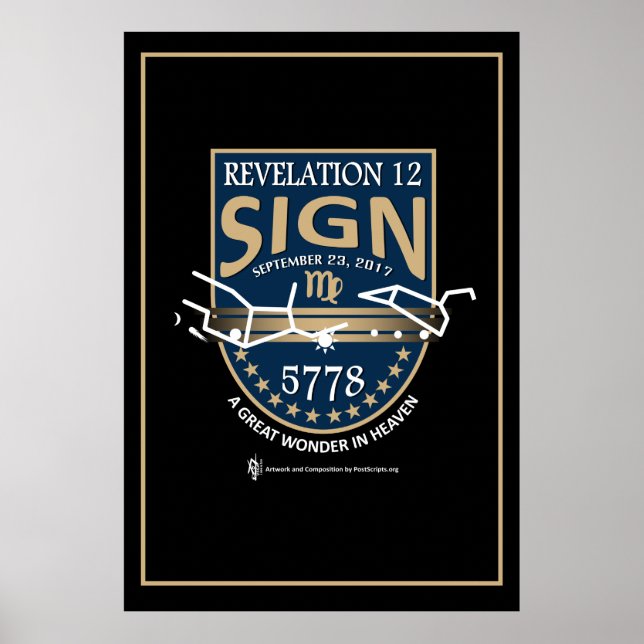 Revelation 12 Sign Poster (Front)