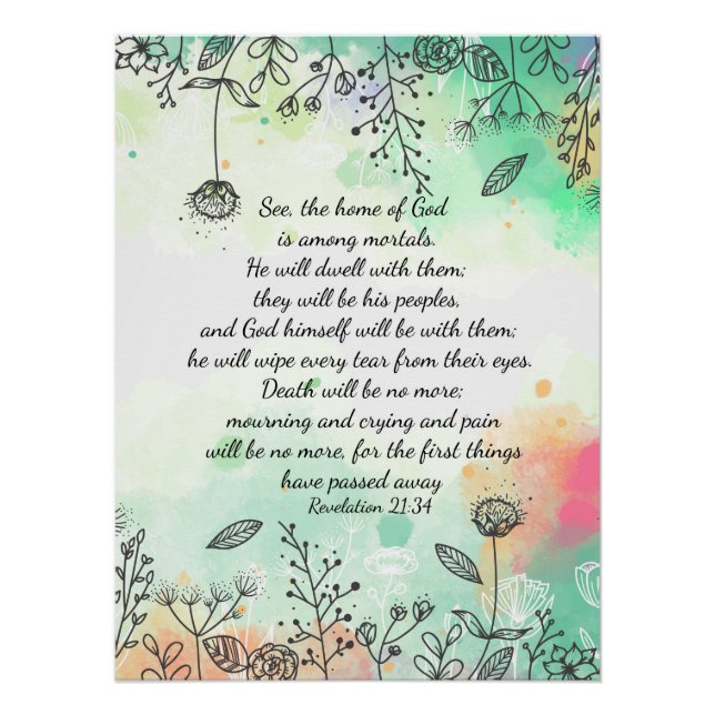 Revelation 21:34  poster (Front)