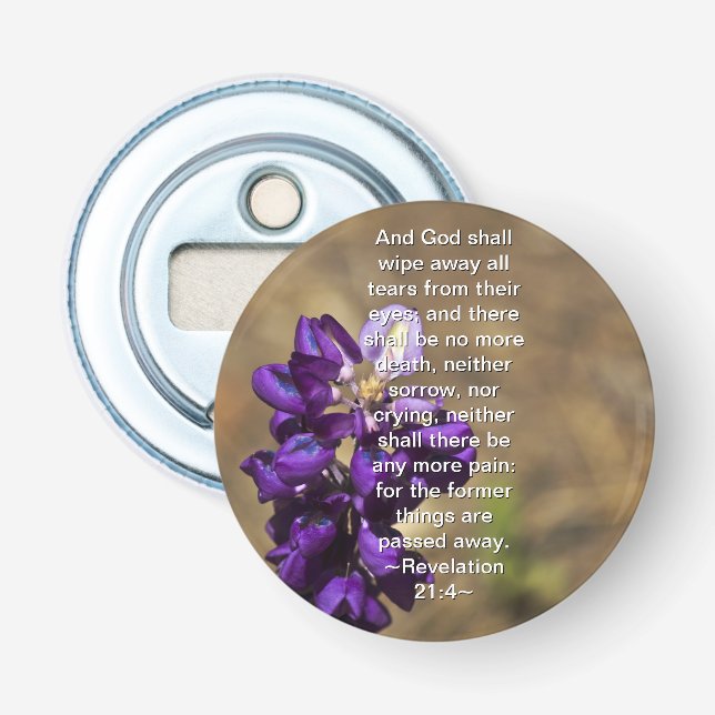 Revelation 21:4 bottle opener (Front)