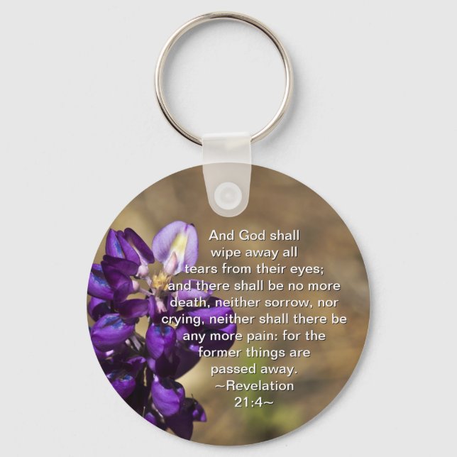 Revelation 21:4 key ring (Front)