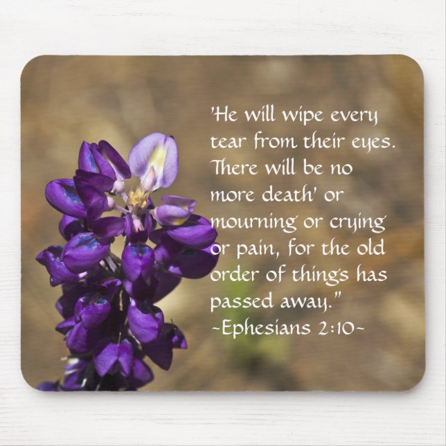 Revelation 21:4 mouse mat (Front)