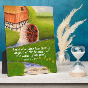 Revelation 21:6   plaque