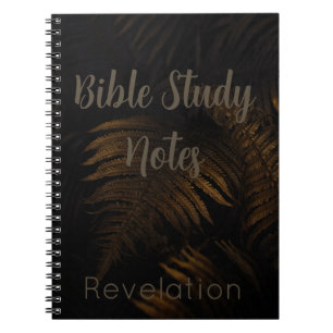 Revelation Bible Study Notes Christian Scripture Notebook