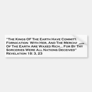 Revelation/City of Babylon Bumper Sticker