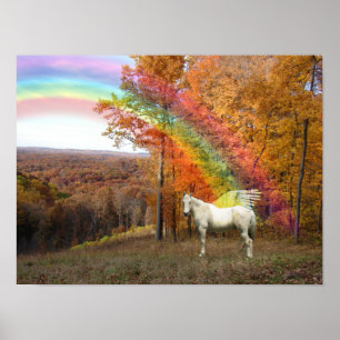 REVELATION RAINBOW PEGASUS POSTER