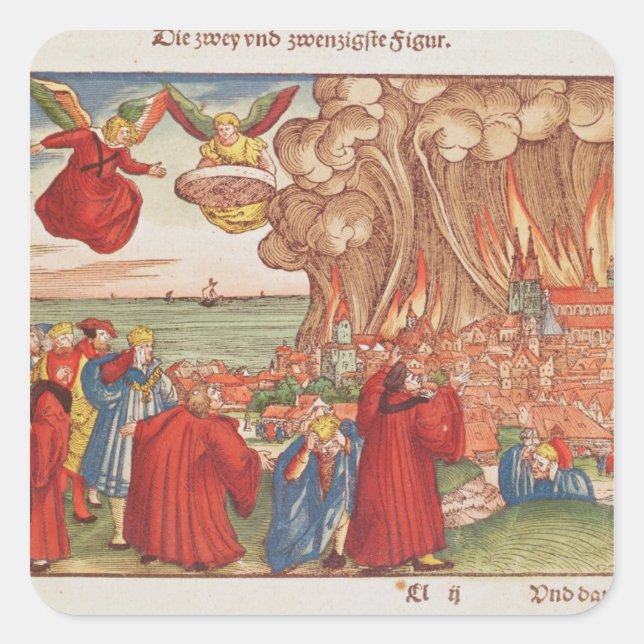 Revelation Square Sticker (Front)