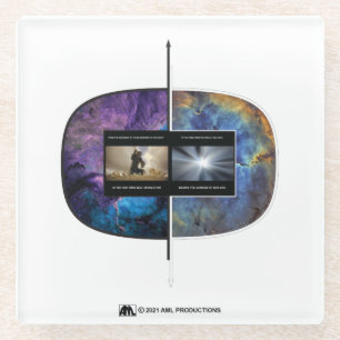 Revelation To Genesis Part 2 Glass Coaster