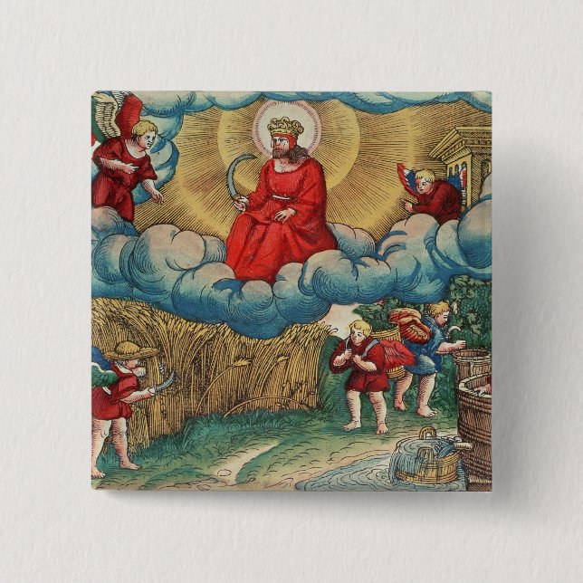 Revelations 15 Cm Square Badge (Front)