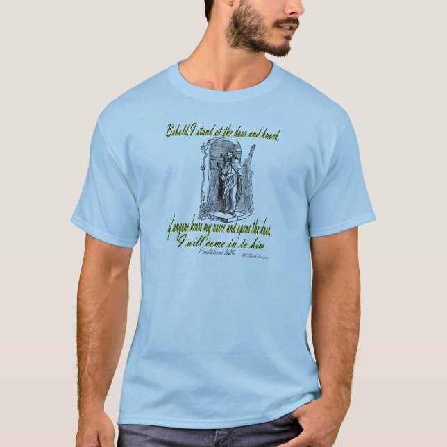 Revelations 3:20 T-Shirt (Front)