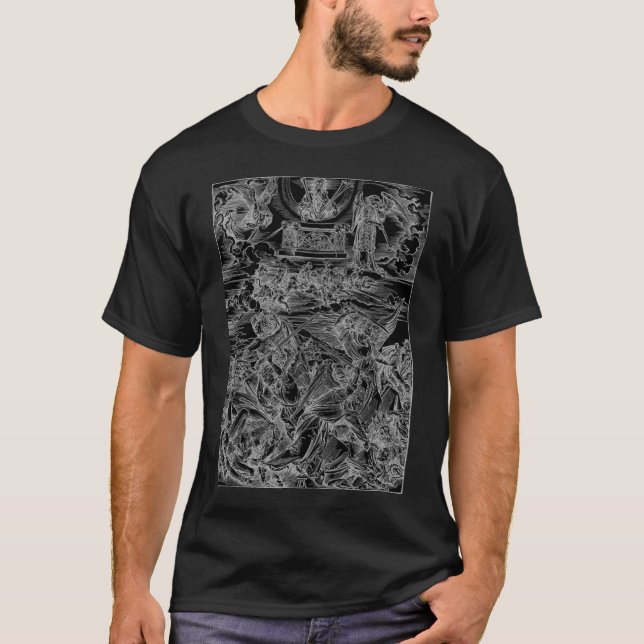 Revelations: Battle of Angels - Albrecht Durer T-Shirt (Front)