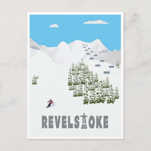 Revelstoke, B.C. Canada, Postcard (Front)
