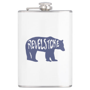 Revelstoke Bear Hip Flask