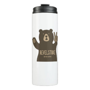 Revelstoke British Columbia Peace Bear Thermal Tumbler