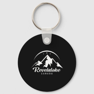 Revelstoke Canada Ski Resort Skiing Snowboarding Key Ring