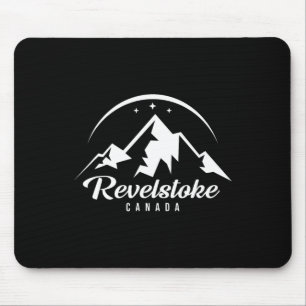 Revelstoke Canada Ski Resort Skiing Snowboarding Mouse Mat