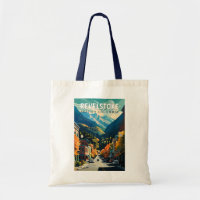 Revelstoke Canada Travel Art Vintage