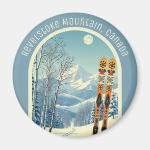Revelstoke Mountain Canada ski souvenir  Magnet