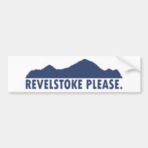 Revelstoke Please Bumper Sticker