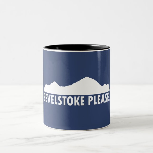 Revelstoke Please Two-Tone Coffee Mug (Center)