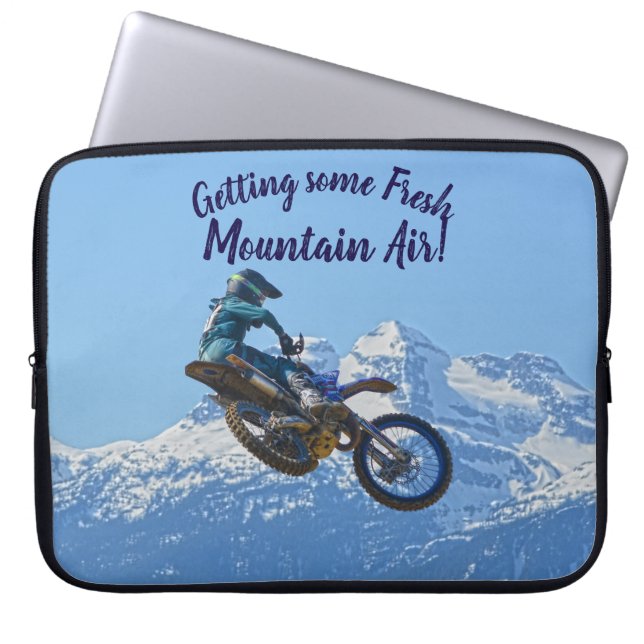 Revelstoke Ride - MotoX Racing in British Columbia Laptop Sleeve (Front)