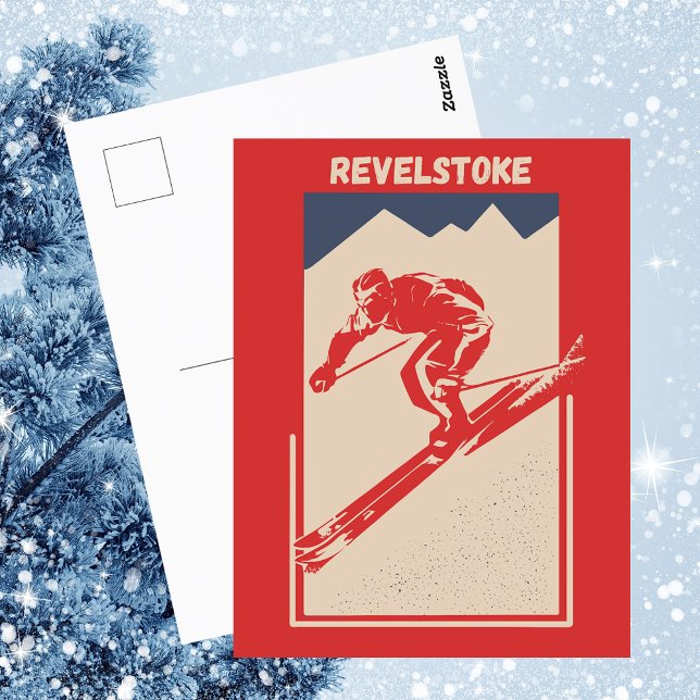 Revelstoke Sun Peaks British Columbia Canada Ski Postcard (Creator Uploaded)