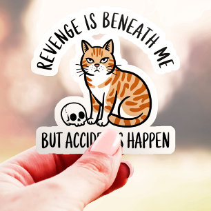 Revenge Is Beneath Me Cat Vinyl