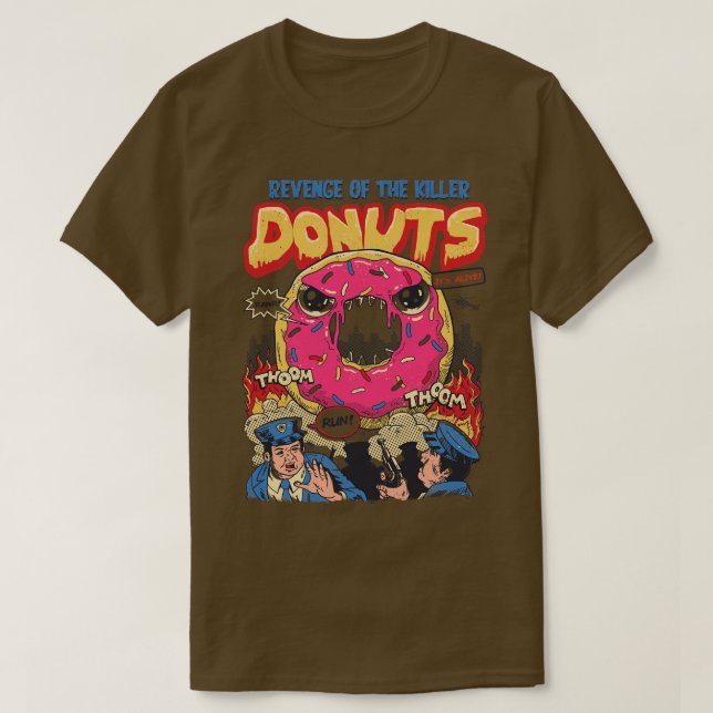 Revenge of the Killer Doughnuts T-Shirt (Design Front)