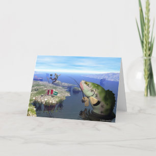 Revenge of the Mutant Bass Greeting Card