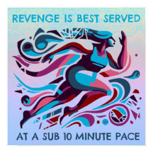 Revenge Runner Motivational Poster