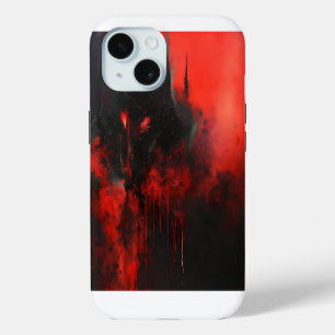Revenge Symbolism Abstract Art iPhone 15 Case