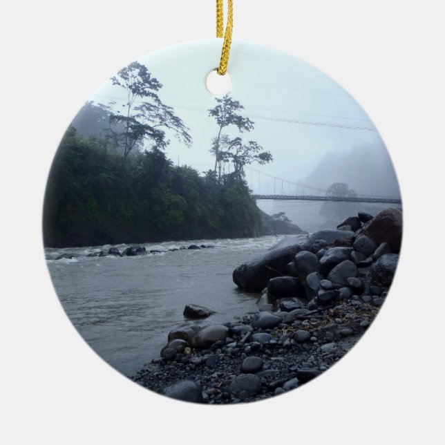 Reventazon River FL Section Costa Rica Ornament (Front)