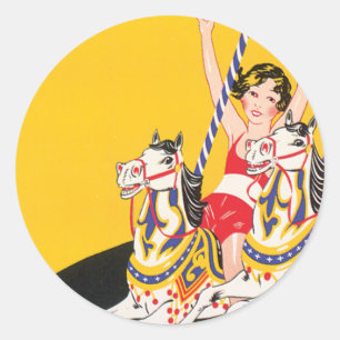 Revere Beach Sunday Classic Round Sticker