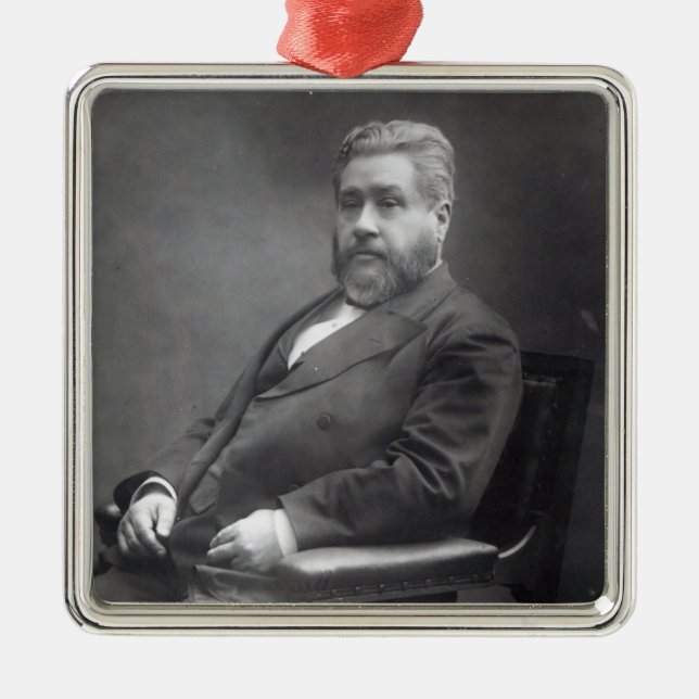 Reverend Charles Haddon Spurgeon Metal Tree Decoration (Front)