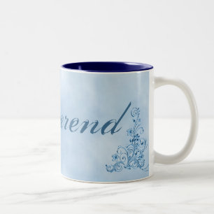 Reverend Coffee Mug- Large: Sky Blue Elegance Two-Tone Coffee Mug