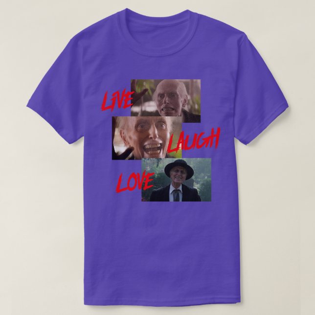 Reverend Henry Kane Live Laugh Love T-Shirt (Design Front)