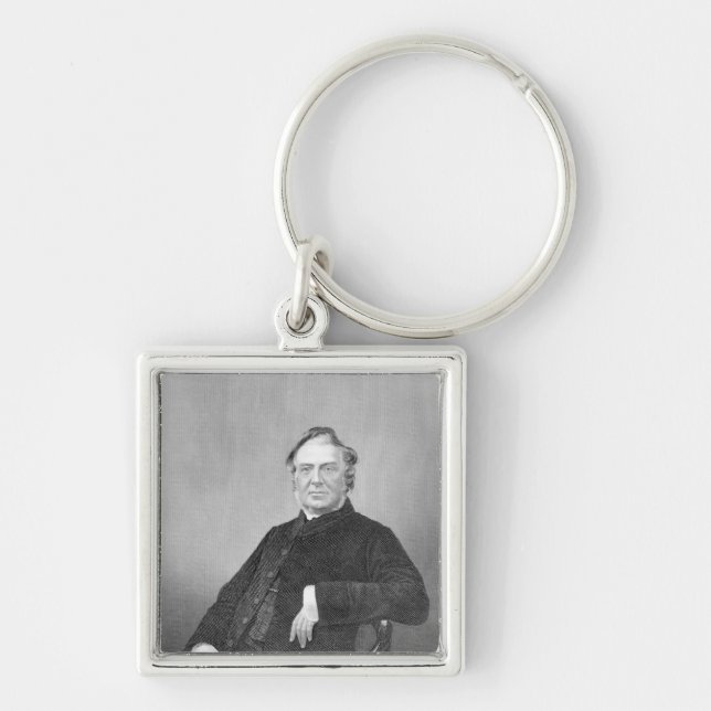 Reverend Hugh Stowell, engraved by D. J. Pound Key Ring (Front)