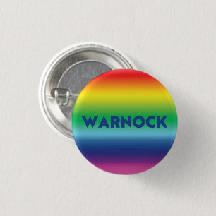Reverend Warnock Georgia Senate runoff pride lgbt 3 Cm Round Badge